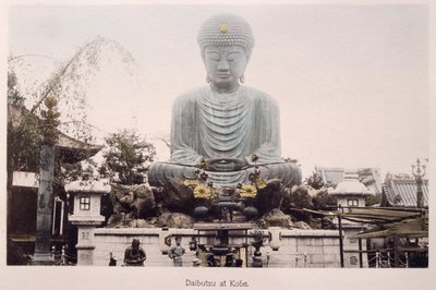 Daibutsu at Kobe, c.1880 by Japanese Photographer
